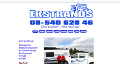 Desktop Screenshot of ekstrands.net